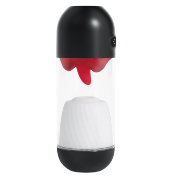 Masturbator rotacyjny Crushious Slurpy 2 w 1 USB 22 cm