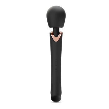 Różdżkowy masażer Crushious Holly silikonowy czarny USB 30 cm