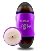 Masturbator Happy Cup dwuotworowy fioletowy 19 cm