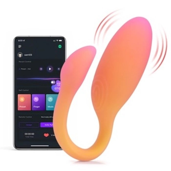 Wibrator Magic Motion Flamingo Max pomarańczowy z aplikacją