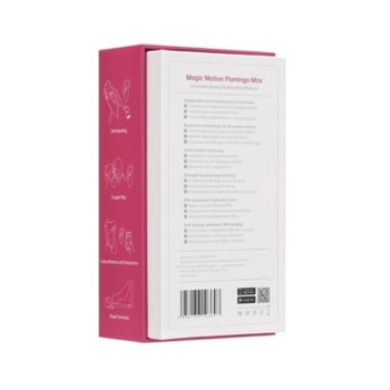 Wibrator bullet Magic Motion Flamingo Max różowy z aplikacją