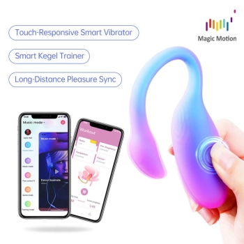 Wibrator noszony Magic Motion Flamingo Max niebieski z aplikacją