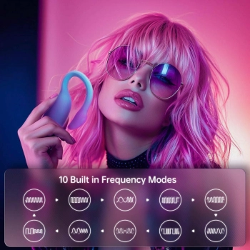 Wibrator noszony Magic Motion Flamingo Max niebieski z aplikacją