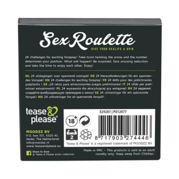 Gra erotyczna Sex Roulette Foreplay Tease & Please
