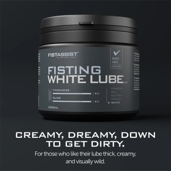 Gęsty biały lubrykant do fistingu Fist Assist Cobeco 500ml