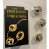 Triple balls gold