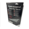 Prześcieradło kinky Power Escorts czarne wodoodporne 160 227 cm