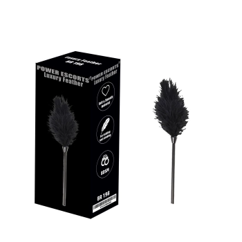 Piórko łaskoczące Power Escorts Luxury Feather czarne