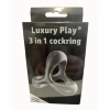 Ring- 3in1 Cockring Black