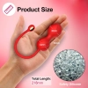 Kulki Kegla Lovesecret Premium z aplikacją różowe silikonowe USB 22 cm