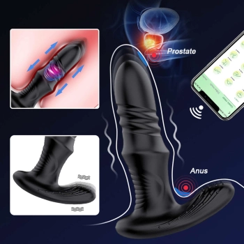 Masażer prostaty Lovesecret Premium sterowany aplikacją USB 12 cm