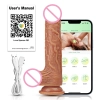 Wibrator realistyczny Lovesecret Premium z aplikacją 21.5 cm