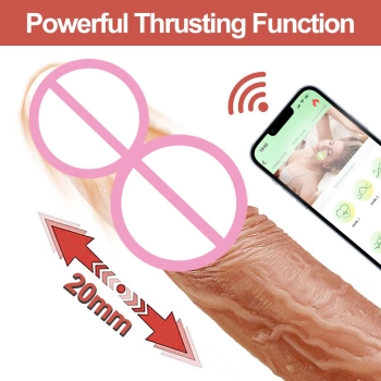 Wibrator realistyczny Lovesecret Premium z aplikacją 21.5 cm