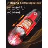 Masturbator obrotowo teleskopowy Lovesecret LS05 z aplikacją 27 cm