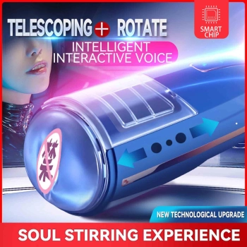 Masturbator męski Lovesecret Premium Pro 2 33 cm rotacyjny USB wodoodporny