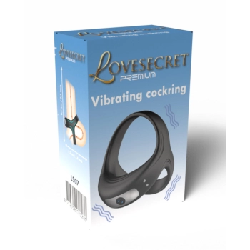 Wibrujący pierścień erekcyjny Lovesecret Premium silikonowy wodoodporny USB