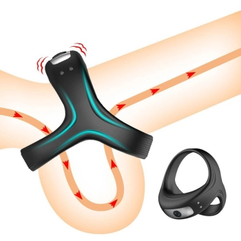 Wibrujący pierścień erekcyjny Lovesecret Premium silikonowy wodoodporny USB