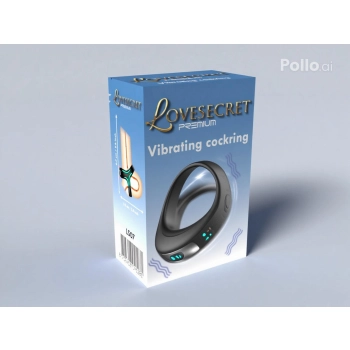 Wibrujący pierścień erekcyjny Lovesecret Premium silikonowy wodoodporny USB