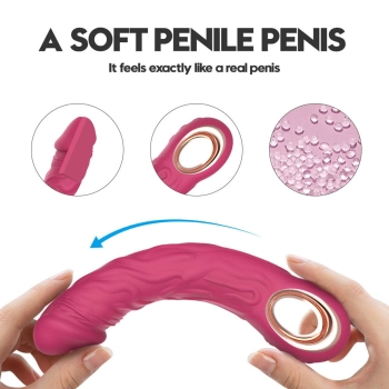 Wibrator Lovesecret Premium G Spot realistyczny różowy USB 22 cm
