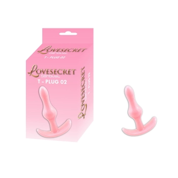 Korek analny Lovesecret T Plug różowy 8,5 cm