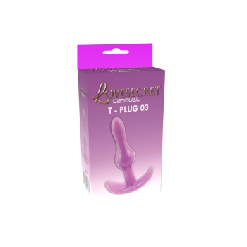 Korek analny Lovesecret T Plug 03 fioletowy 85 cm