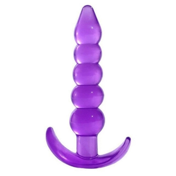 Korek analny TPE Lovesecret T Plug 05 fioletowy 12 cm