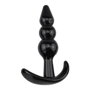 Korek analny Lovesecret T Plug 06 czarny 9 cm