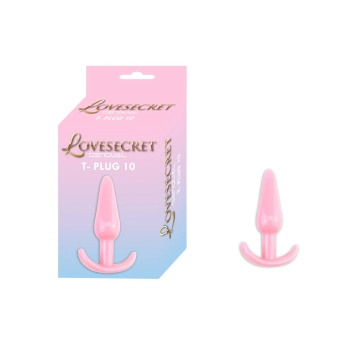 Korek analny Lovesecret Sensual T Plug 10 różowy 12,3 cm