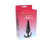 Korek analny Lovesecret Sensual T Plug 12 czarny 12,6 cm