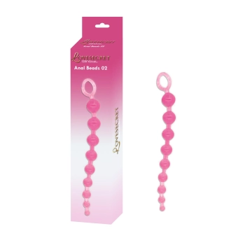 Koraliki analne silikonowe Lovesecret różowe 30 cm