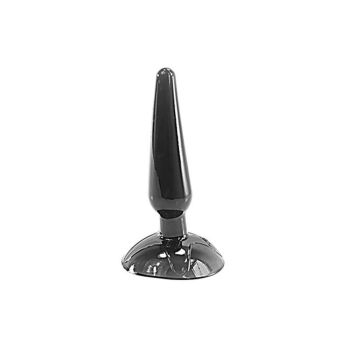 Korek analny z przyssawką Lovesecret czarny 11 cm