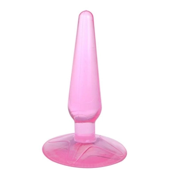 Korek analny Lovesecret z przyssawką różowy 11 cm