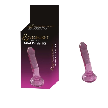 Realistyczne mini dildo Lovesecret różowe 14 cm