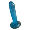Realistyczne mini dildo Lovesecret niebieskie 14 cm z przyssawką