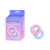 Pierścienie erekcyjne Lovesecret dwupak różowy niebieski 3,5 cm