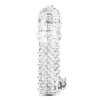 Rękaw na penisa przezroczysty z wypustkami Lovesecret LS37 12,5 cm