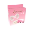 Zestaw lisiego ogonka i uszu Lovesecret różowo biały 20 cm