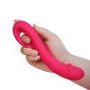 Wibrator punktu G Vibey elastyczny różowy USB 19 cm