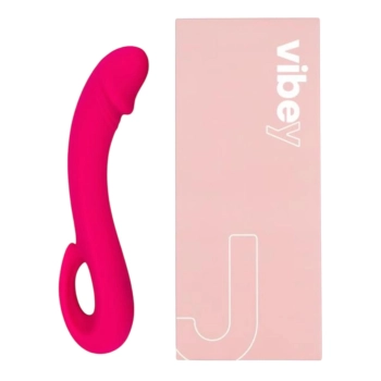Wibrator punktu G Vibey elastyczny różowy USB 19 cm