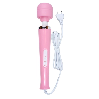 Stymulator-Magic Massager Wand Cable 110-240V Pink 10 Function