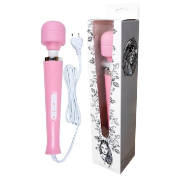 Stymulator-Magic Massager Wand Cable 110-240V Pink 10 Function