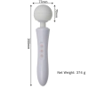 Stymulator-Massager Ultra Powerful -Big USB Black 20 Function