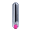 Wibrator-Strong Bullet Vibrator Silver/Pink USB 10 Function
