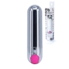 Wibrator-Strong Bullet Vibrator Silver/Pink USB 10 Function