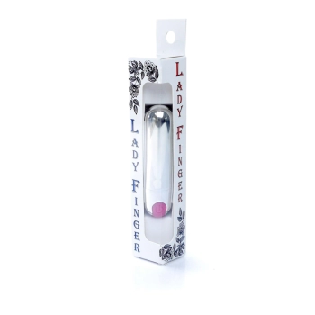 Wibrator-Strong Bullet Vibrator Silver/Pink USB 10 Function