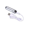 Wibrator-Strong Bullet Vibrator Silver/Black USB 10 Function