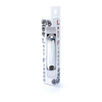 Wibrator-Strong Bullet Vibrator Silver/Black USB 10 Function