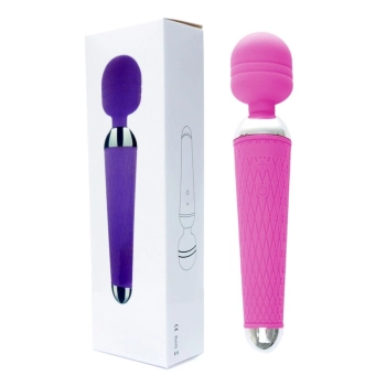 Stymulator-Power Massager Wand USB Purple 10 funkcji