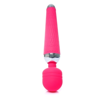 Masażer wand silikonowy B Series Magic różowy USB 19,5 cm 10 funkcji