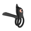 Stymulator - Double vibrating ring - USB 10 Functions / Remote Control